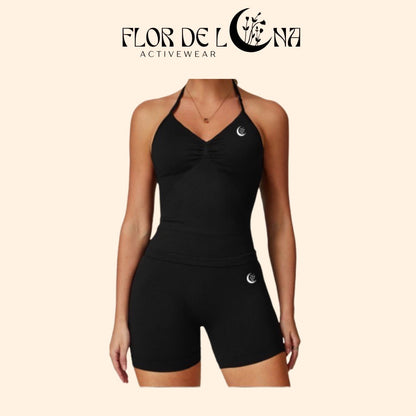 Black short set